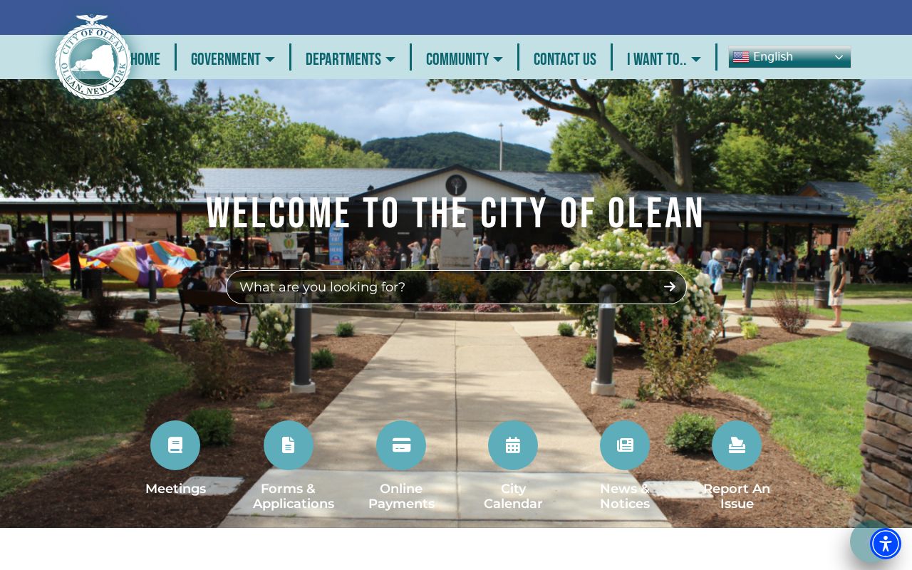 Olean criminal records at the Municipal Building and City Hall